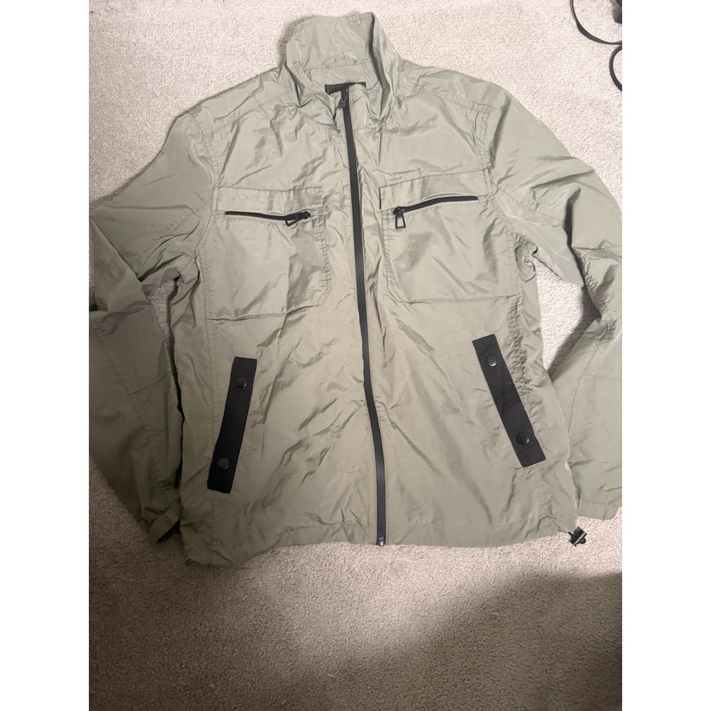 Xray Jeans Windbreaker Light Airy Flight Jacket Sage Green size M